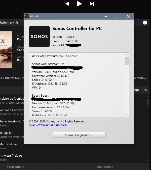 Tilsyneladende præmedicinering basen How to identify Sonos speaker's IP address? | Sonos Community