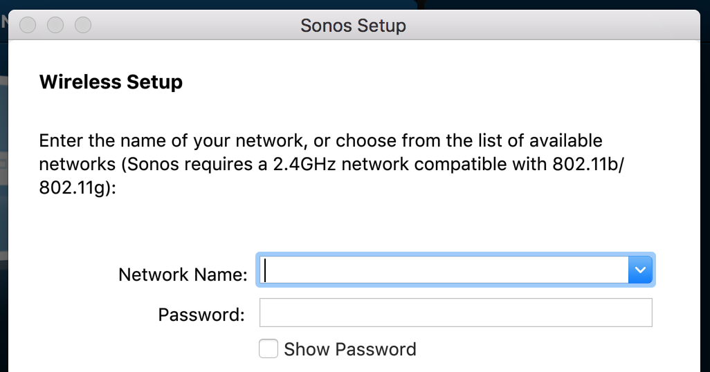 Using Sonos outside my home, with Wifi 