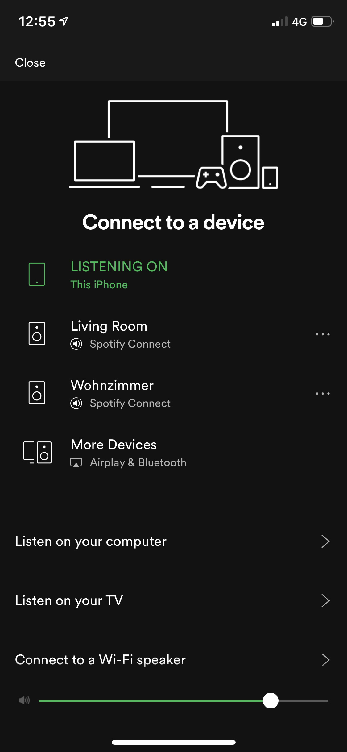 Hospital nøgen Give sonos not showing up in spotify connect | Sonos Community