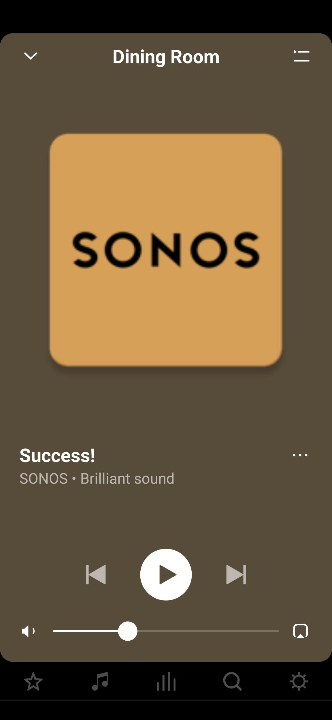 update low volume resolved in | Sonos