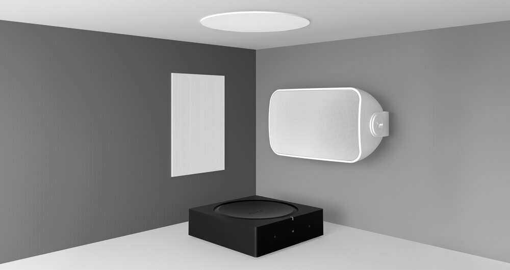 sonos amp ceiling speakers