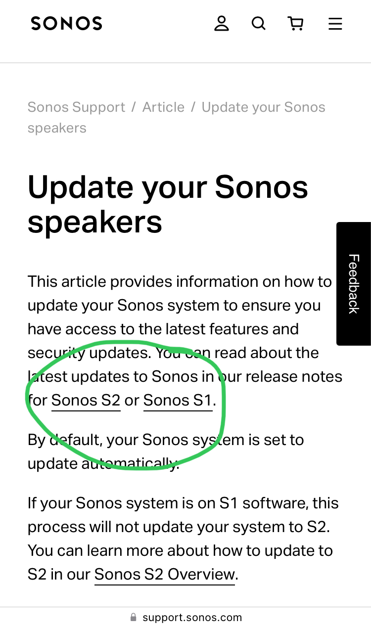 slutningen Kriminel symptom Release notes on updates | Sonos Community