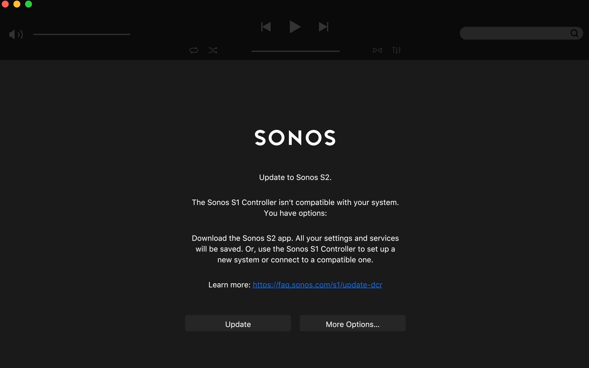 hænge tyk omfattende Sonos S2 | Sonos Community