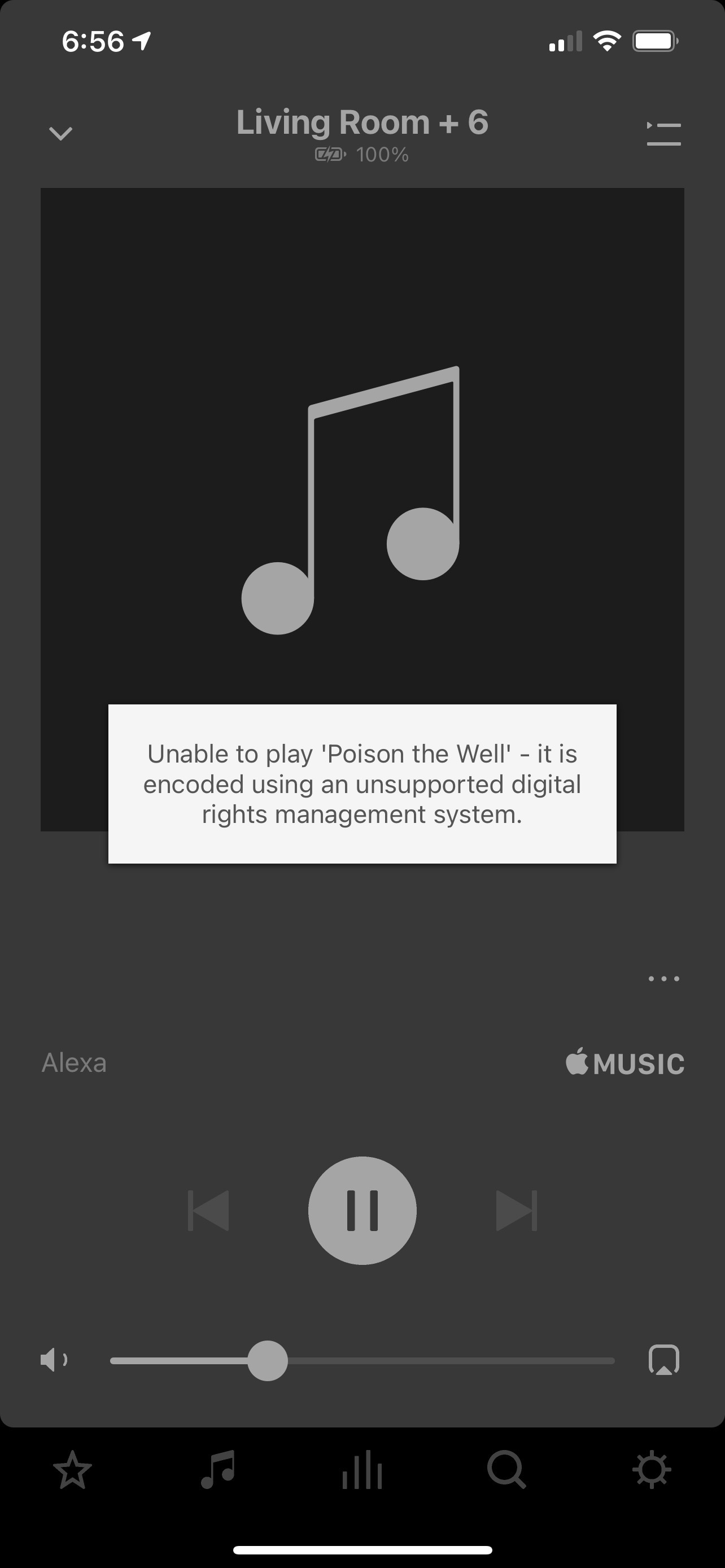 Apple music best sale sonos alexa