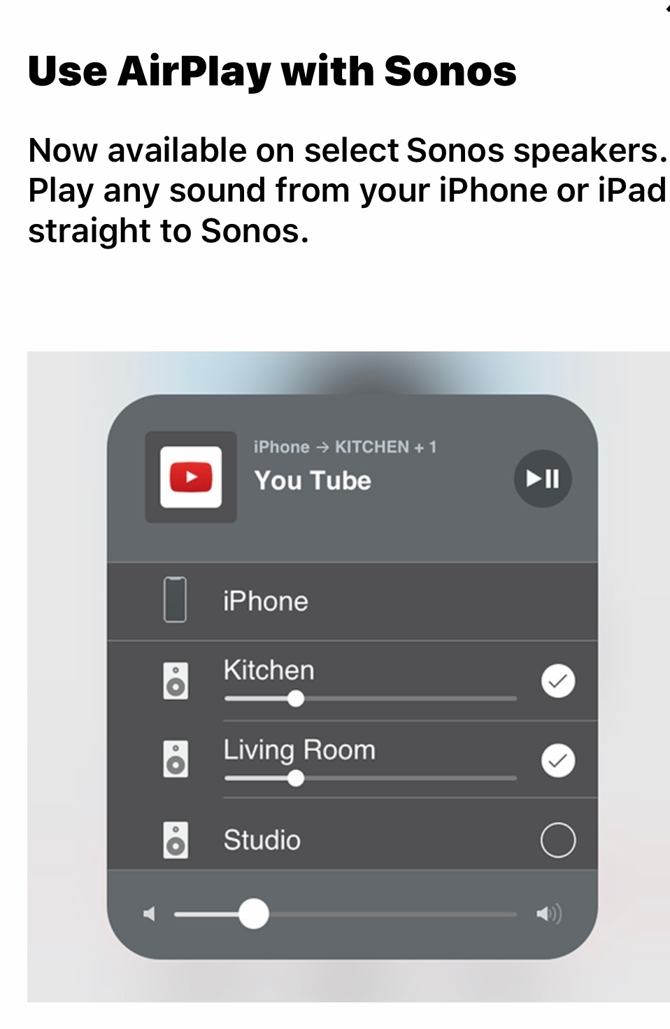 sonos with airplay 2