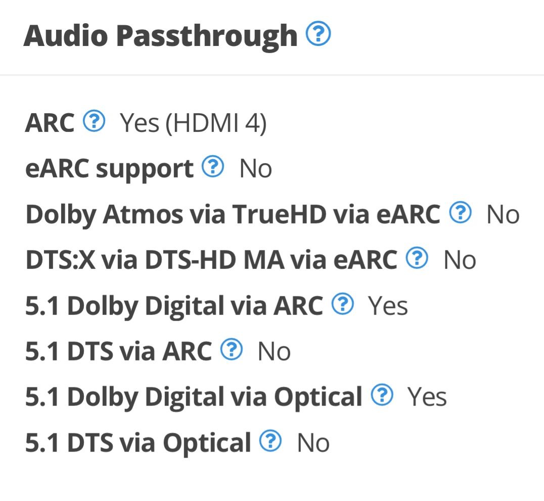Arc - sound with Dts audio | Sonos Community