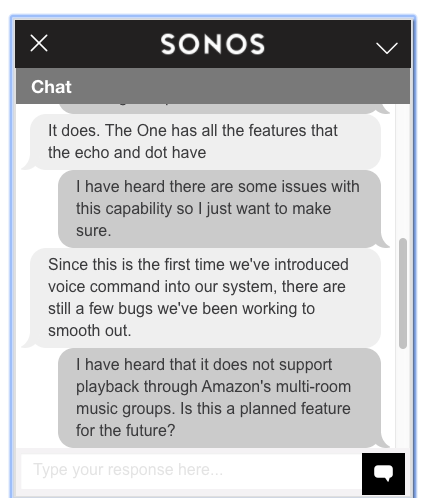 can you play music on sonos and alexa at the same time