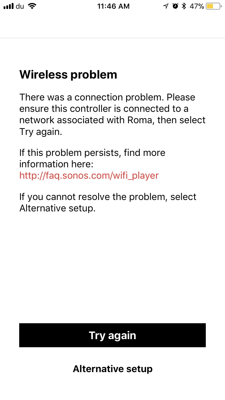 moving sonos to a new network