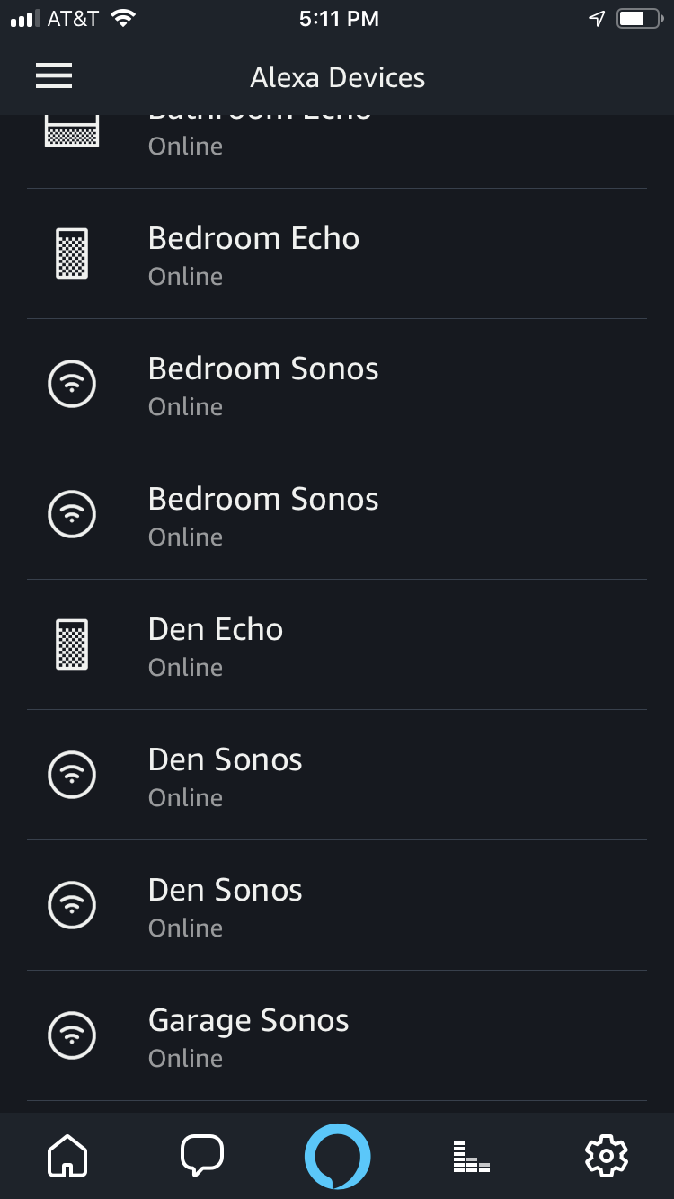 Multiple Instances Of The Same Sonos Device In Alexa App Sonos Community