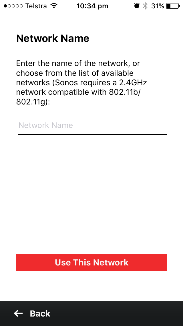 Sonos change wifi network