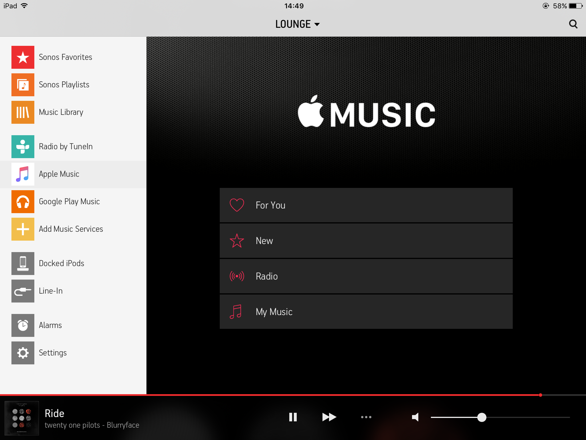 play apple music sonos