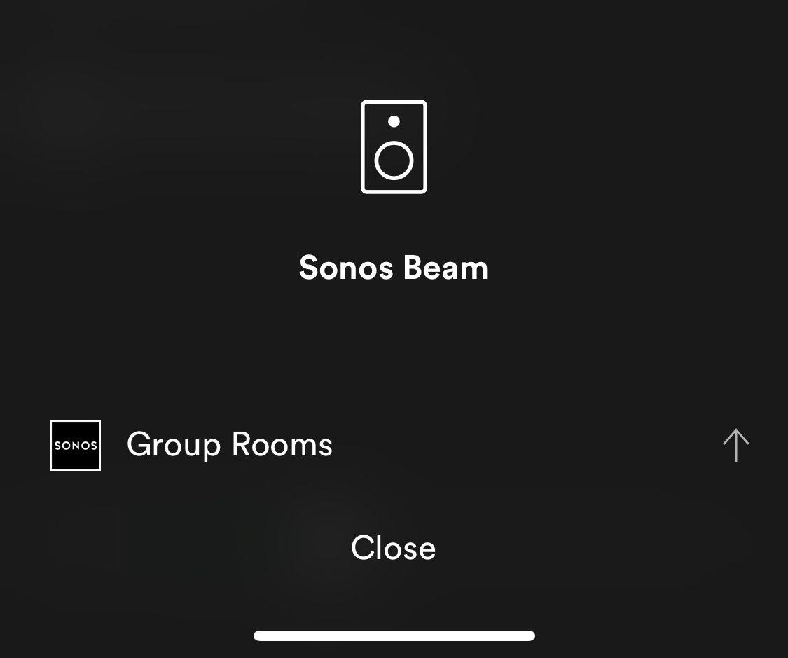 sonos group rooms