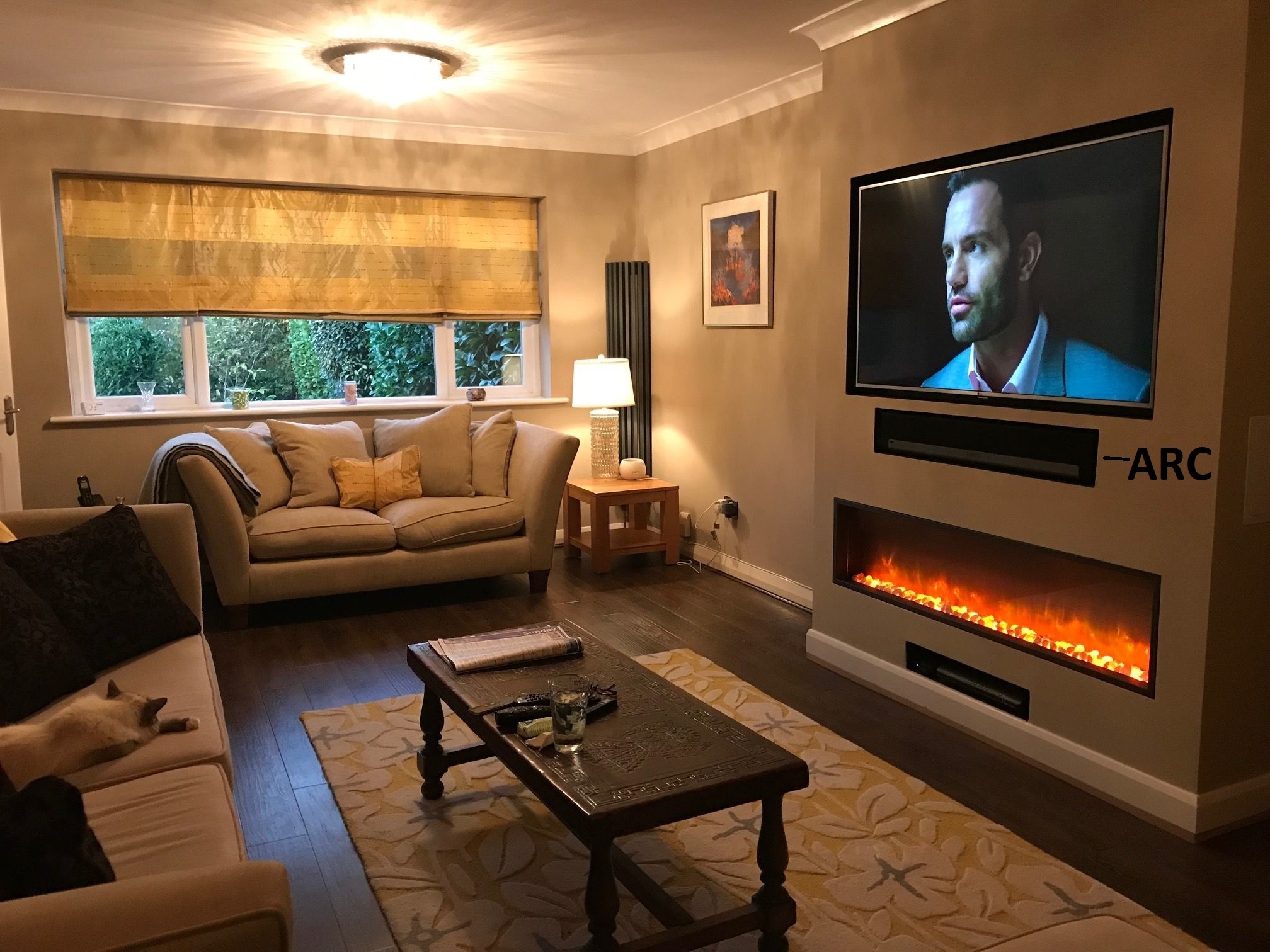 living room fire places