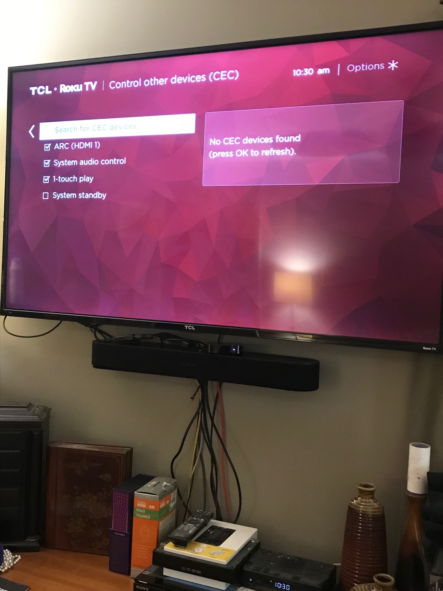 setting up sonos beam with samsung tv