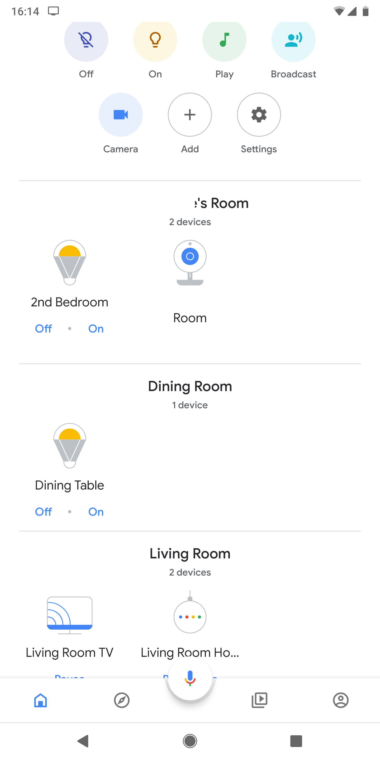 Google home Integration 