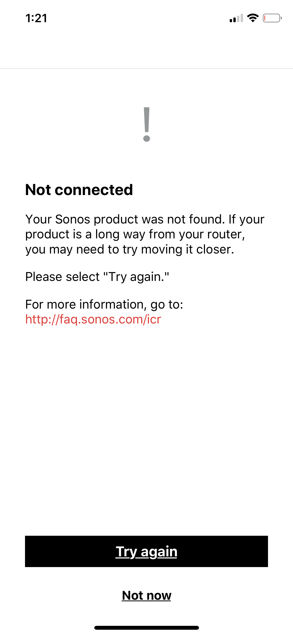 spændende livstid forsvar Speakers won't re register to Sonos account after factory reset | Sonos  Community