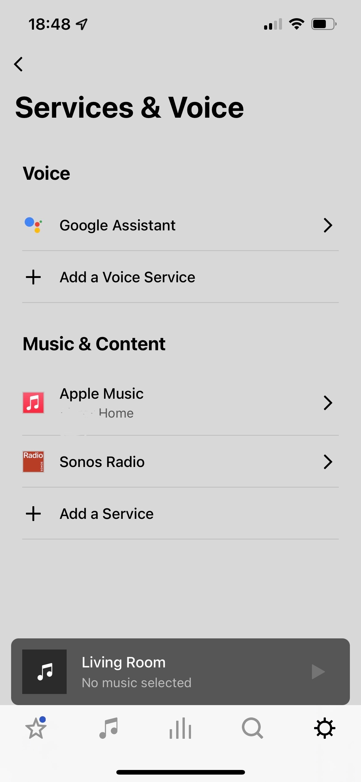 Google on Sonos Beam cannot see any of other devices or services | Community
