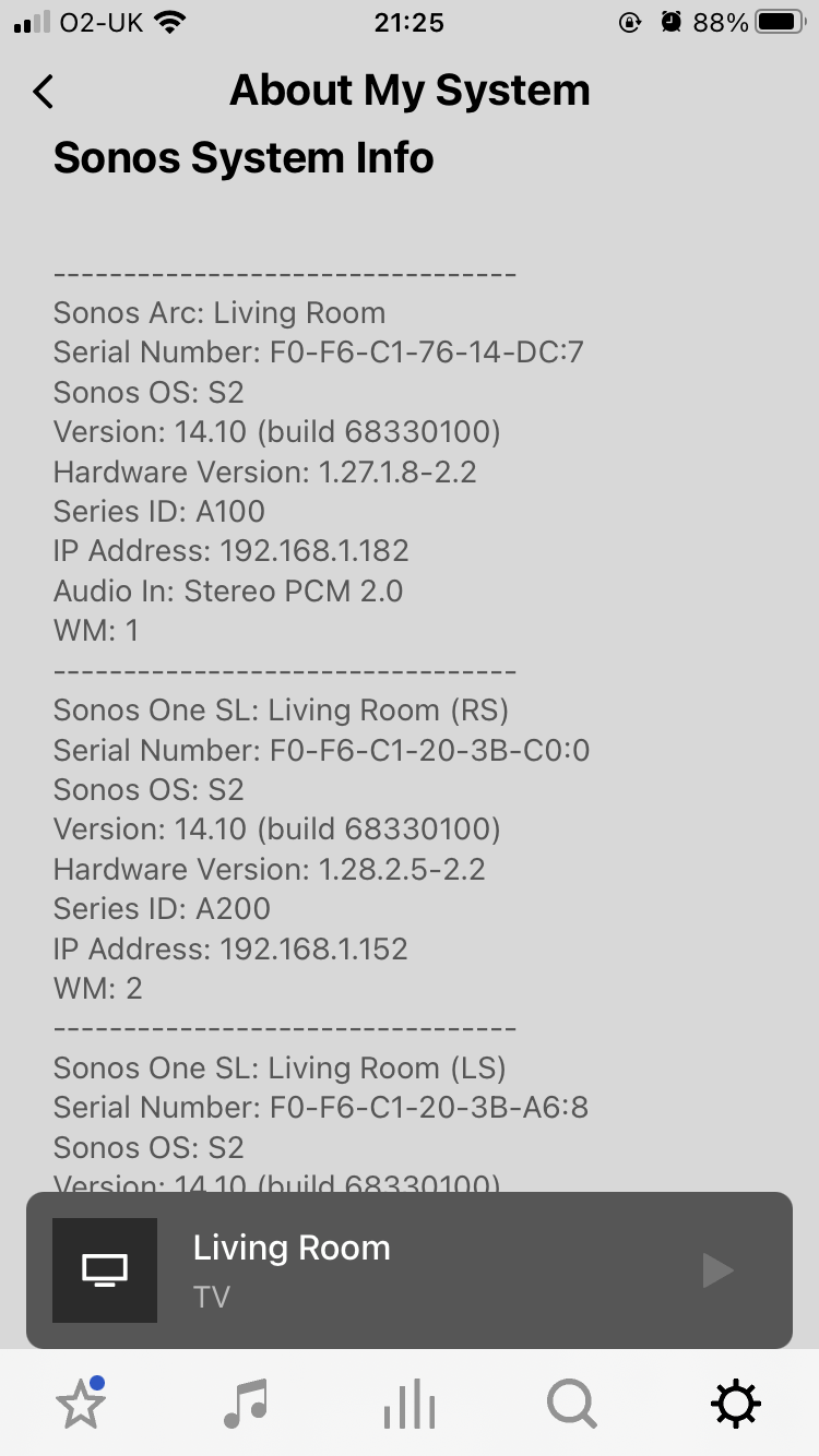 Help!! Stuck stereo 2.0 Sonos Community
