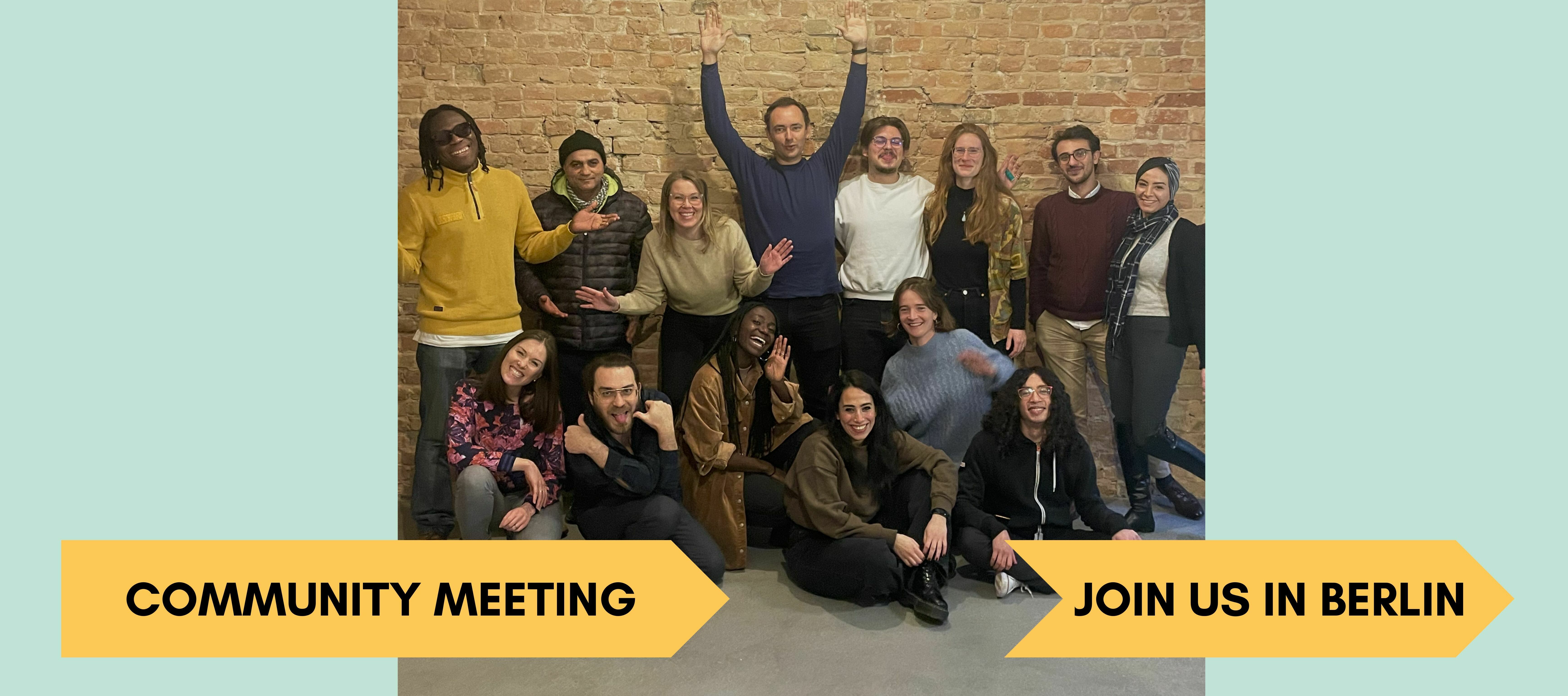 Join our Community Meeting in Berlin - 11.&12. November