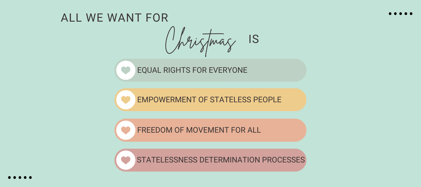 Equal rights for everyone - our Christmas wish list