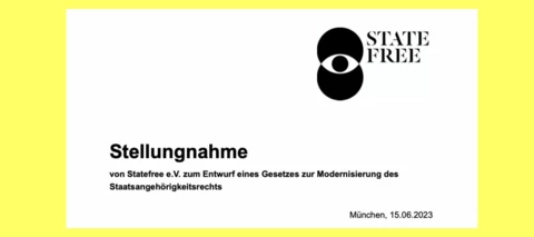 We did it! Submission of our written comment on the German Nationality Act