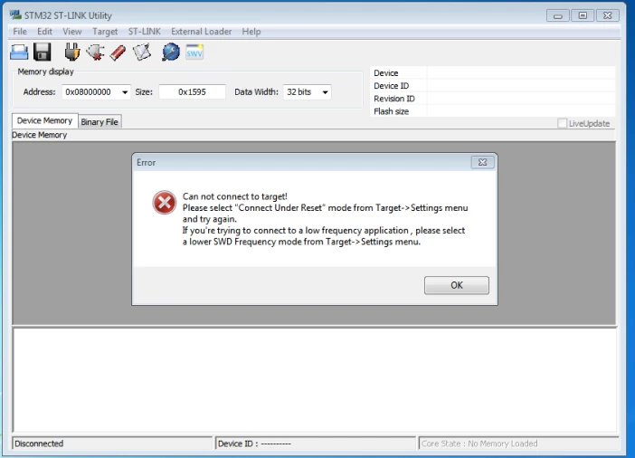 STLink Error | Community