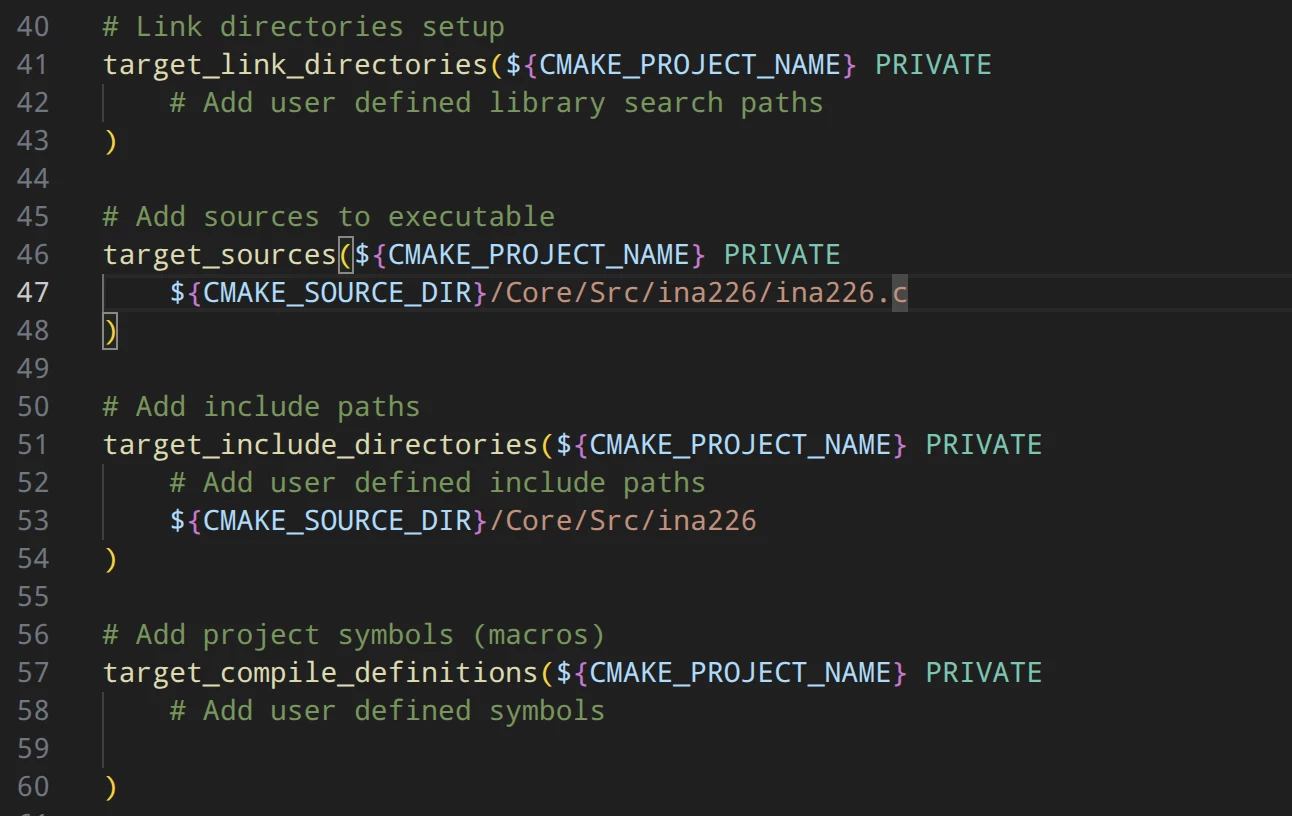 my cmakelists.txt