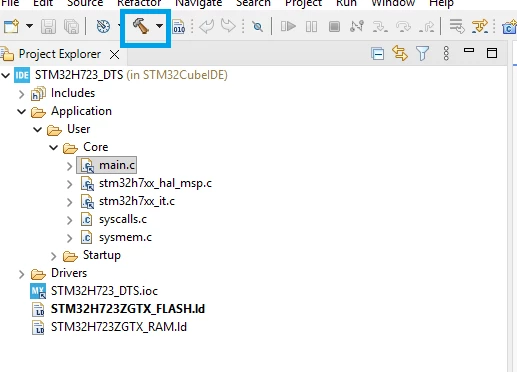 Figure 13 Compile the project