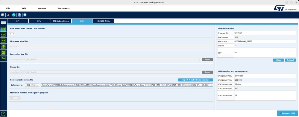 HSM provisioning