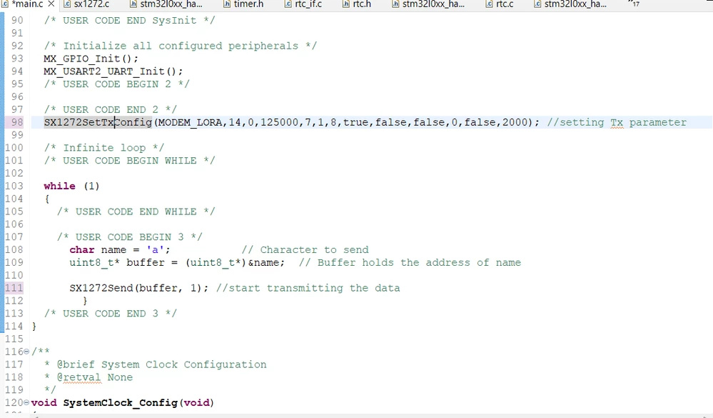 main.c file