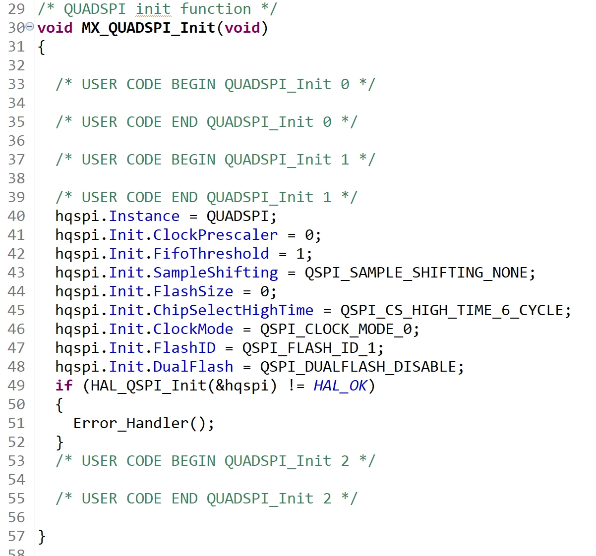 STML496RGT from SPI to QSPI | Community