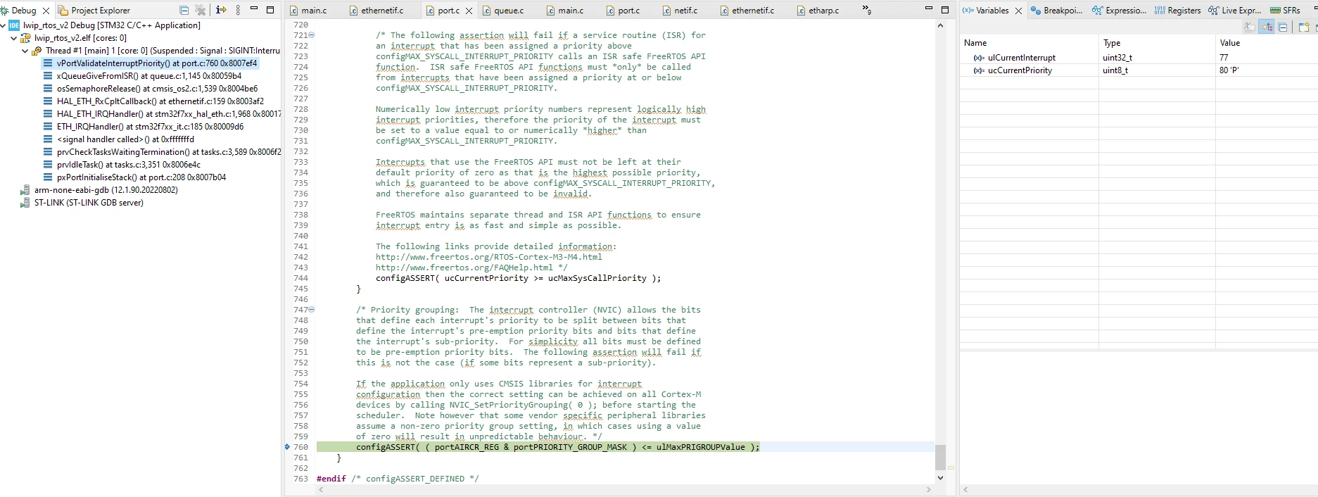 If I try without any MPU configuration