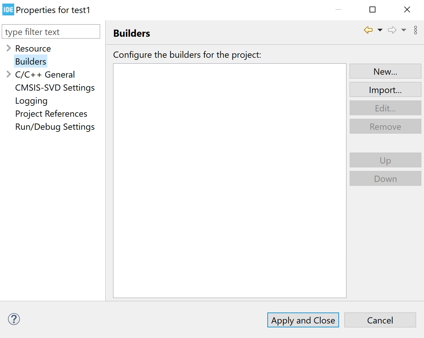Missing project builder/toolchain configurations in CubeIDE | Community