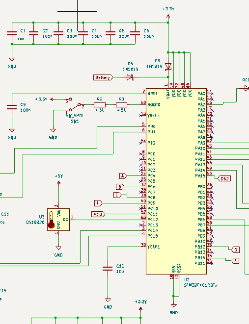 STM32f401RBT6 not connecting : Vref+ unconnected , low Vcap voltage ...