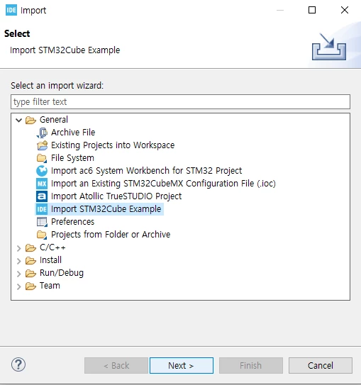 Import Example