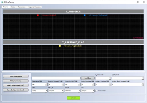 Offline tuning tool