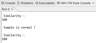 Anomaly detection results