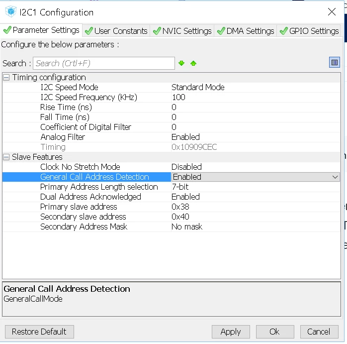 I2C slave doesn't acknowledge to any address | Community