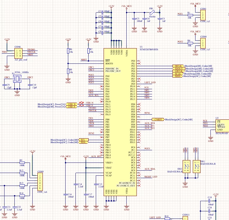 MCU schematic part
