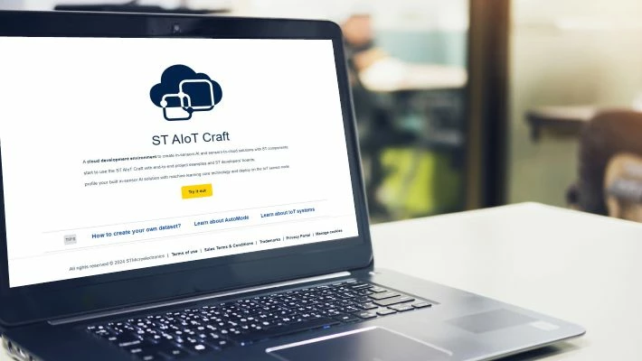 ST AIoT Craft revolutionizes the way you develop edge AI and IoT solutions