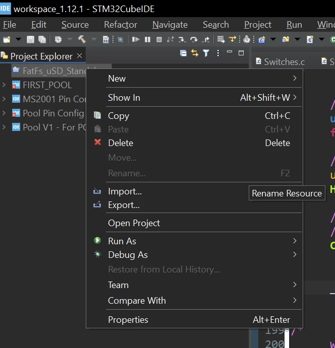 Project (or similar) remains in project tree despite closing the ...