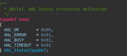 Hal Link Code status return code in HAL Lib | Community