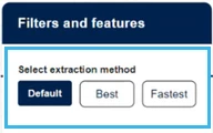Figure 7. Filters and features