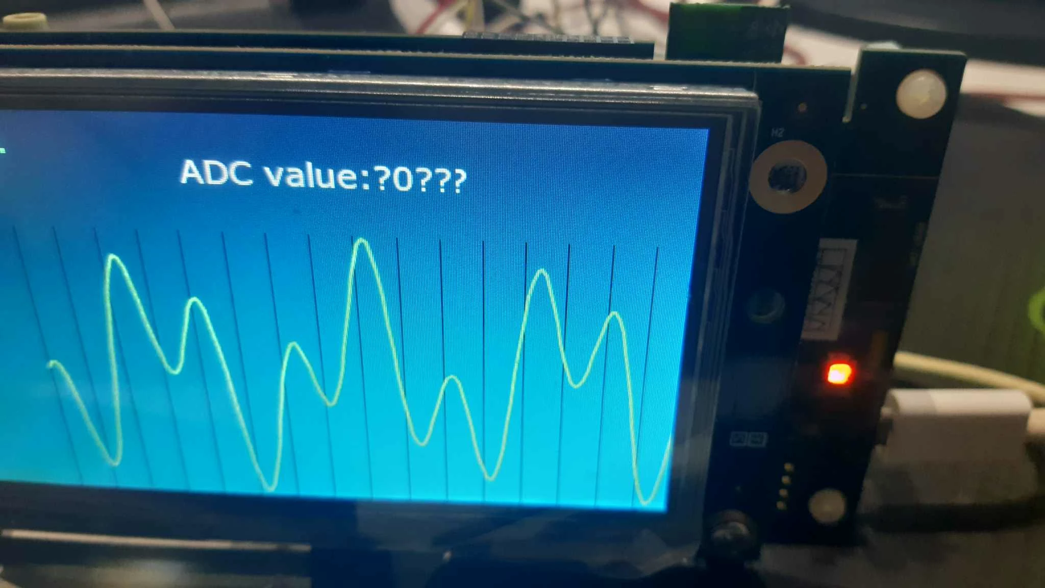 The graph is just static not real values yet
