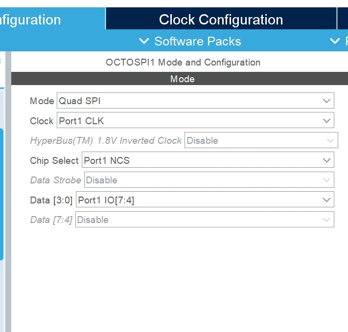Issue with OCTOSPI1 Port1 IO[7:4] on STM32H735IGT6 in Quad-SPI Mode ...