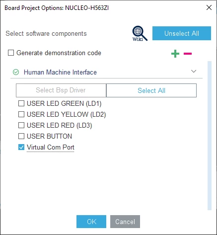Figure 1 - Board Support Configuration