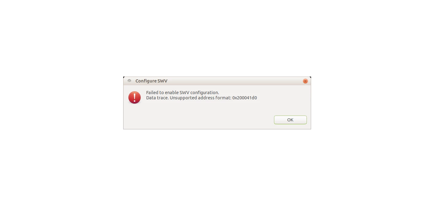 Address Comparator How to configure SWV data trace comparator with an address instead of a ...