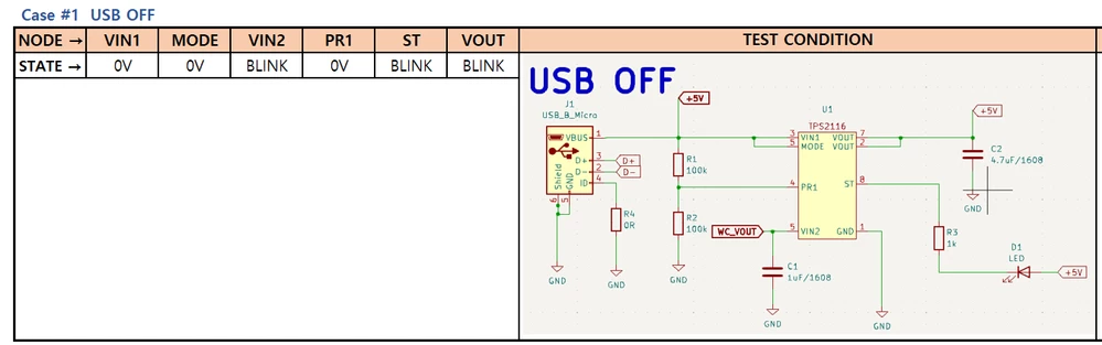 Case #1, USB OFF