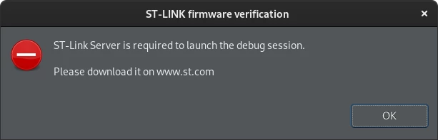 STM32CubeIDE 1.4 not launch debugging | Community
