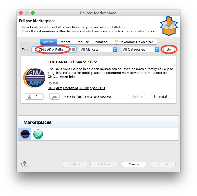 GNU ARM Eclipse is now available from Eclipse Marketplace | Community